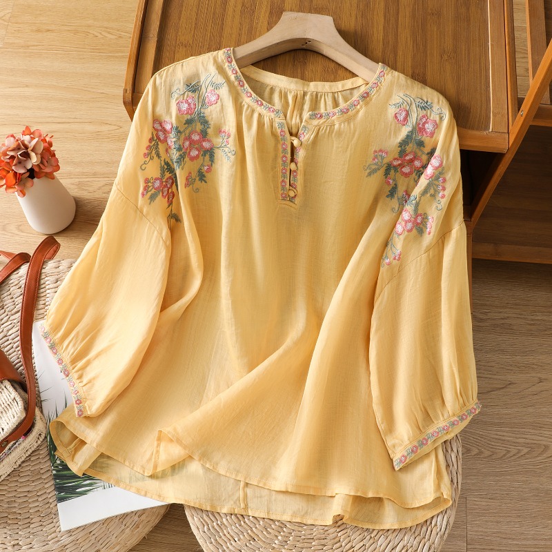 Abbigliamento da donna in stil - Linen Shirt Breathable recensione e prezzo