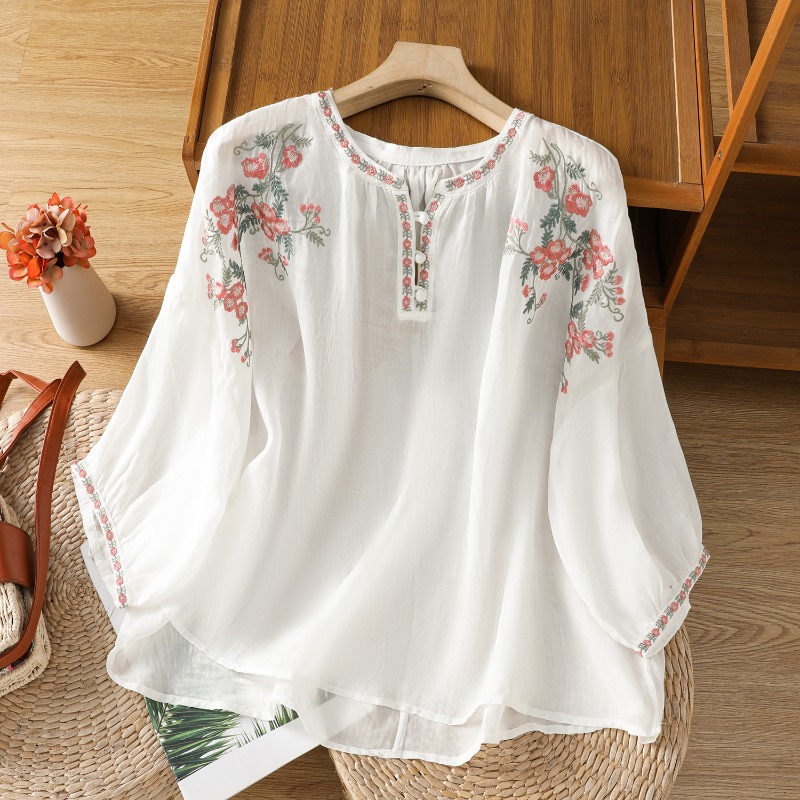 Abbigliamento da donna in stil - Linen Shirt Breathable recensione e prezzo
