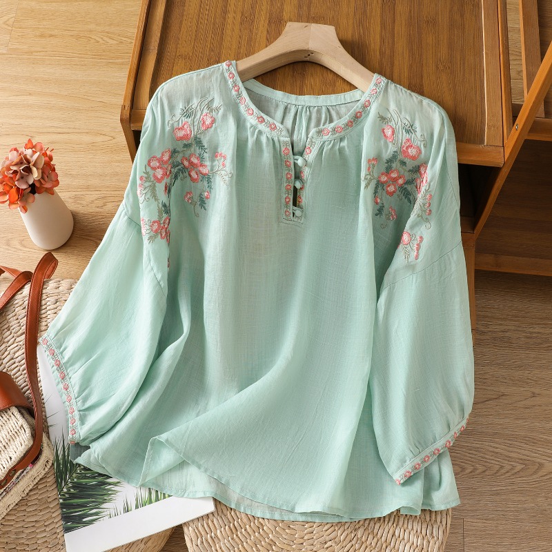 Abbigliamento da donna in stil - Linen Shirt Breathable recensione e prezzo